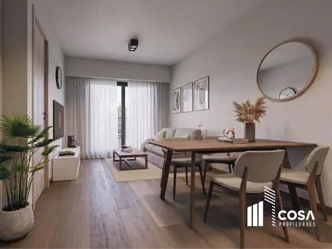 Departamento Monoambiente con 1 baño