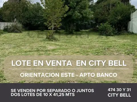 Terreno en Venta en City Bell, Partido de La Plata
