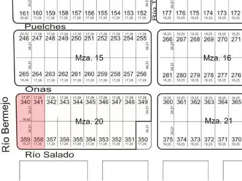 Terreno en Venta 35  mts Fondo