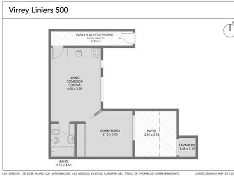 Depto Tipo Casa en Venta de 2 ambientes