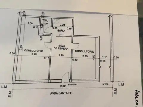 Av Santa Fe 544  al 500