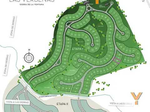 Terreno en venta - 860mts2 - Club de Campo Las Verbenas, Sierra De La Ventana