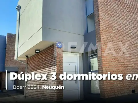 VENTA DUPLEX 3 DORMITORIOS CALLE BOERR 3314 NQN