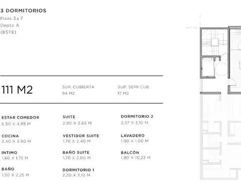 Departamento de 3 dormitorios a metros de Bv. Oroño