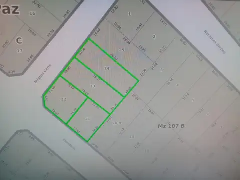 TERRENO EN VENTA EN JOSE C PAZ!!!