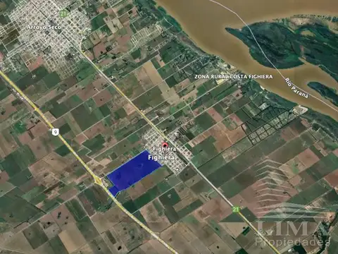 Ruta Nacional 9 y Acceso a Fighiera