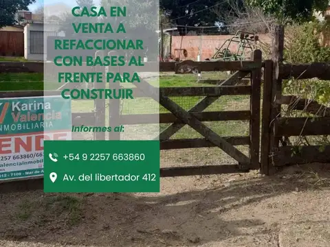 VENTA DE CASA A REFACCIONAR