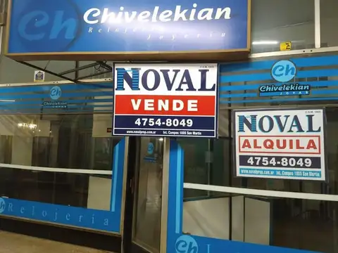 Villa Ballester Centro. Local comercial en galeria s/Alvear.