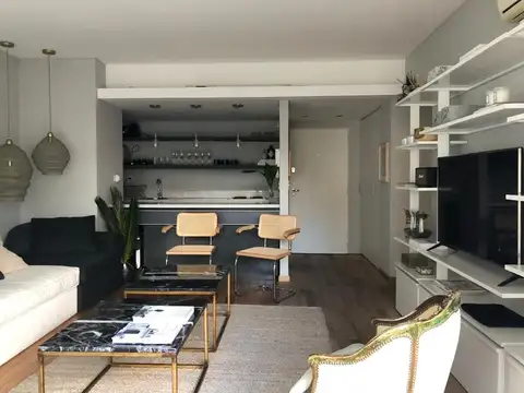 Departamento 2 ambientes con 1 baño