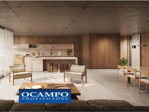 Departamento 3 ambientes con 2 baños