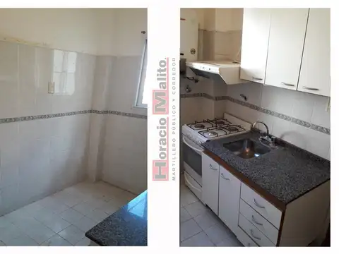 Departamento 2 ambientes con 1 baño