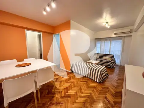 Departamento dos ambientes en Recoleta