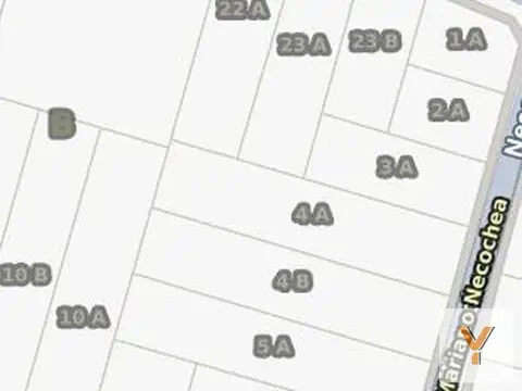 Terreno en Venta 65  mts Fondo