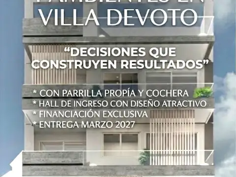 Departamento en Venta en Villa Devoto, CABA