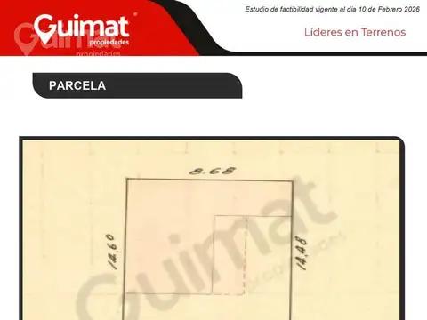Terreno en Venta de 126,0 m2