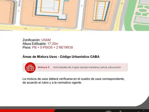 Terreno en Venta en Paternal, USD 149.500