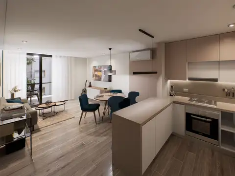 Venta Departamento 3 ambientes y estudio en pozo