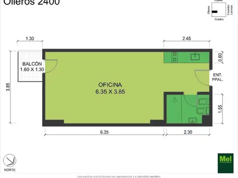 Olleros 2400, Piso 4