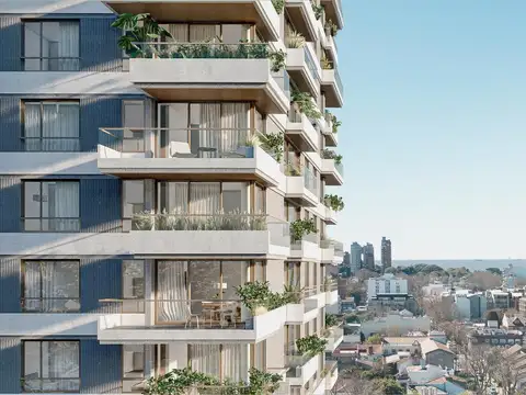 Venta departamento de 2 Ambientes en Pozo Vicente López Anchorena Urban Tower