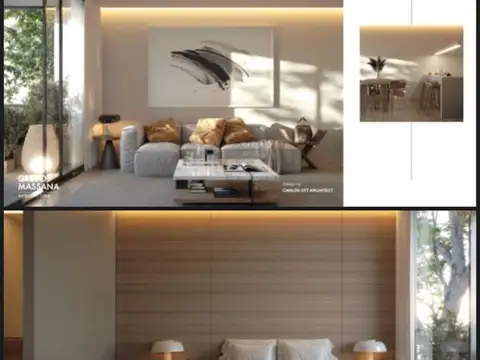 Departamento 2 ambientes con 2 baños