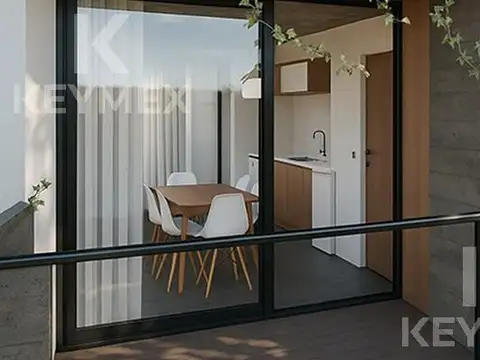 Departamento Monoambiente con 1 baño