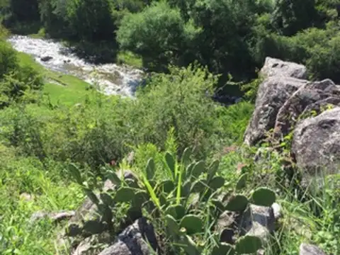 SE VENDE lote en La Granja con 60 mts costa de río