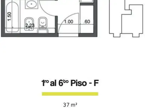 Departamento en Venta de Monoambiente