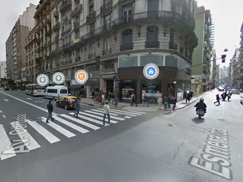 Avenida Córdoba e/ Suipacha y Esmeralda