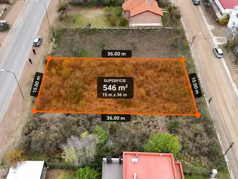 Terreno en Venta de 546,0 m2