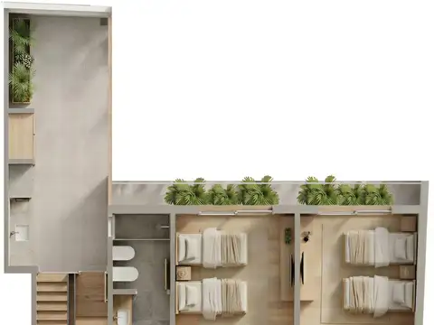 Depto Tipo Casa en Venta de 3 dormitorios