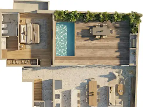 Depto Tipo Casa en Venta de 4 ambientes