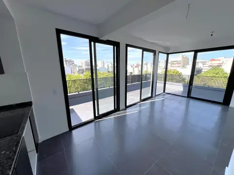 Exclusivo Departamento de 2 ambientes c/ Gran balcón aterrazado - Vista abierta - 80.53 m2