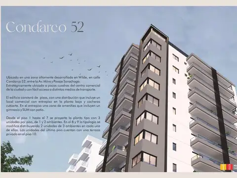 Departamento 3 ambientes con 1 baño