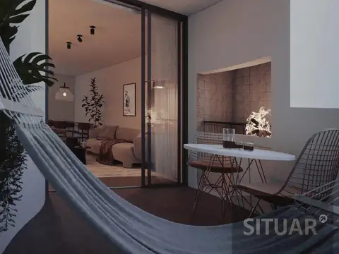 Departamento Monoambiente con 1 baño