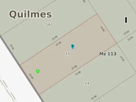 Terreno en venta - 260Mts2 - Quilmes