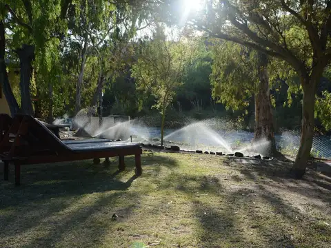 MENDOZA: SAN RAFAEL, 14 CABAÑAS A ORILLAS DEL RIO ATUEL, 6600 M2. CONSULTE. IDEAL INVERSOR