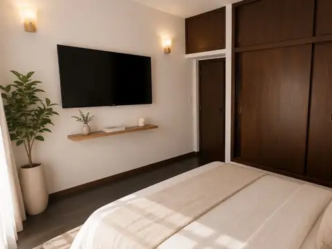 Depto Tipo Casa 3 ambientes con 1 baño