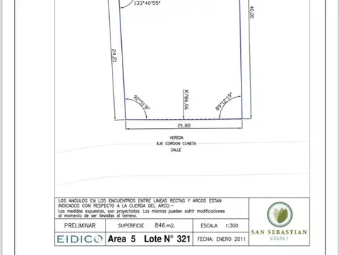 Lote En Venta, San Sebastián, Área 5