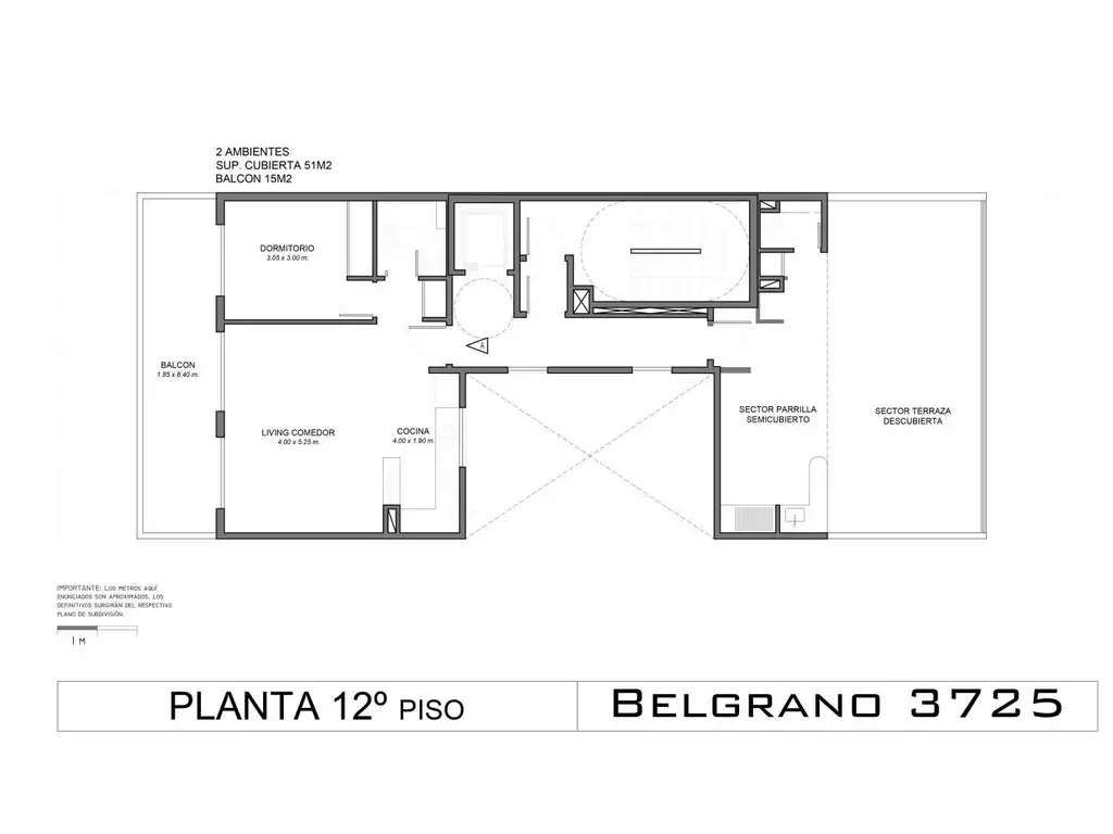 Edificio de 12 pisos | 2 y 3 amb | Almagro en Almagro