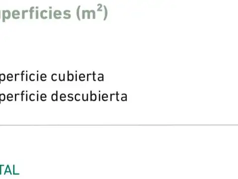 Departamento en Venta de 2 ambientes