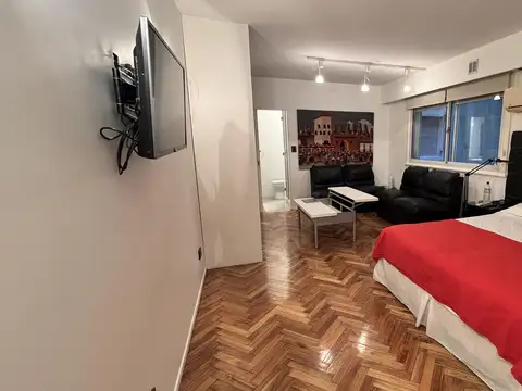 MONOAMBIENTE apto TEMPORAL PROFESIONAL CON MUEBLES INCLUIDOS