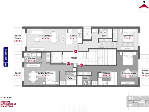 Departamento en Venta en Centro, USD 77.000