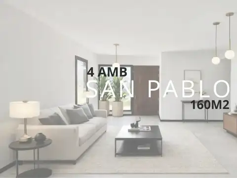ALQUILER CASA 4 AMBIENTES A ESTRENAR BARRIO SAN PABLO PILAR