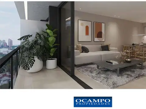 Departamento 2 ambientes con 1 baño