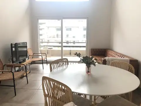 Departamento 2 ambientes con 2 baños
