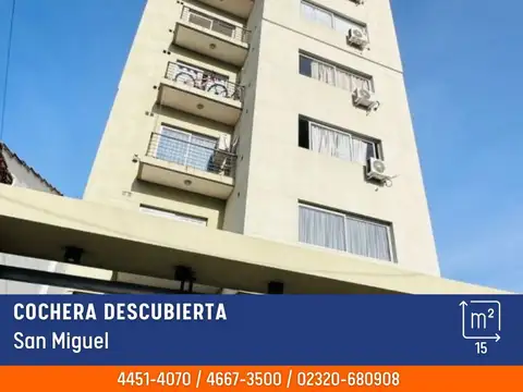 Cochera - Alquiler - Argentina, San Miguel - Pasaje Indio 1359