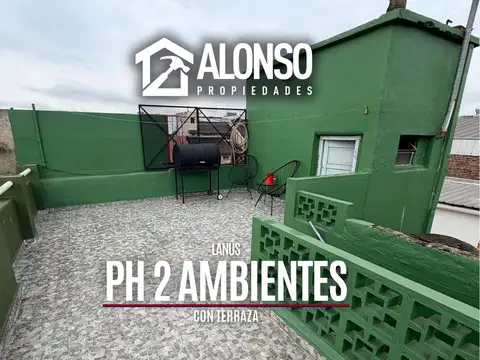 Ph 2 ambientes con terraza en venta en Lanus Oeste