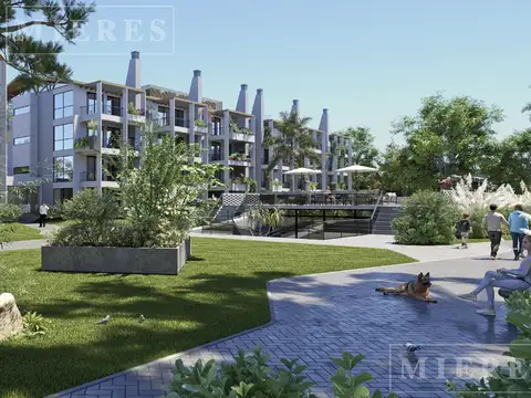 Departamento 2 ambientes c/ balcon en venta en Green Palmers