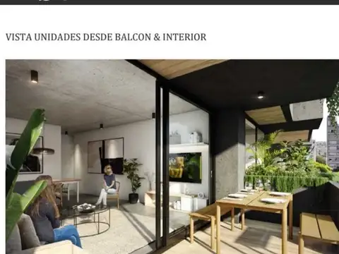 Departamento Monoambiente con 1 baño