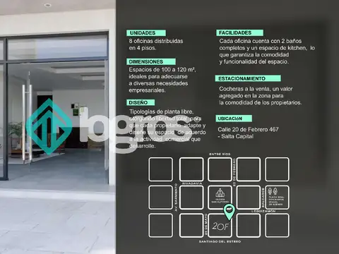 Oficina en Venta en Salta, USD 153.700